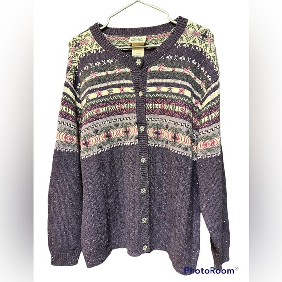 Northern Reflections Sweaters - Northern Reflections, 7 button cardigan